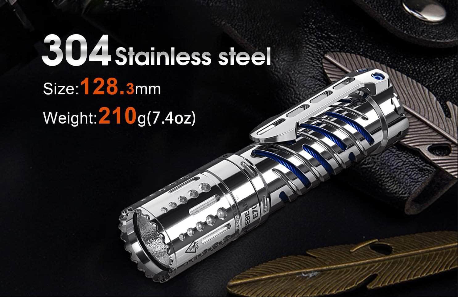 Acebeam E70-SS Stainless Steel - Image 3