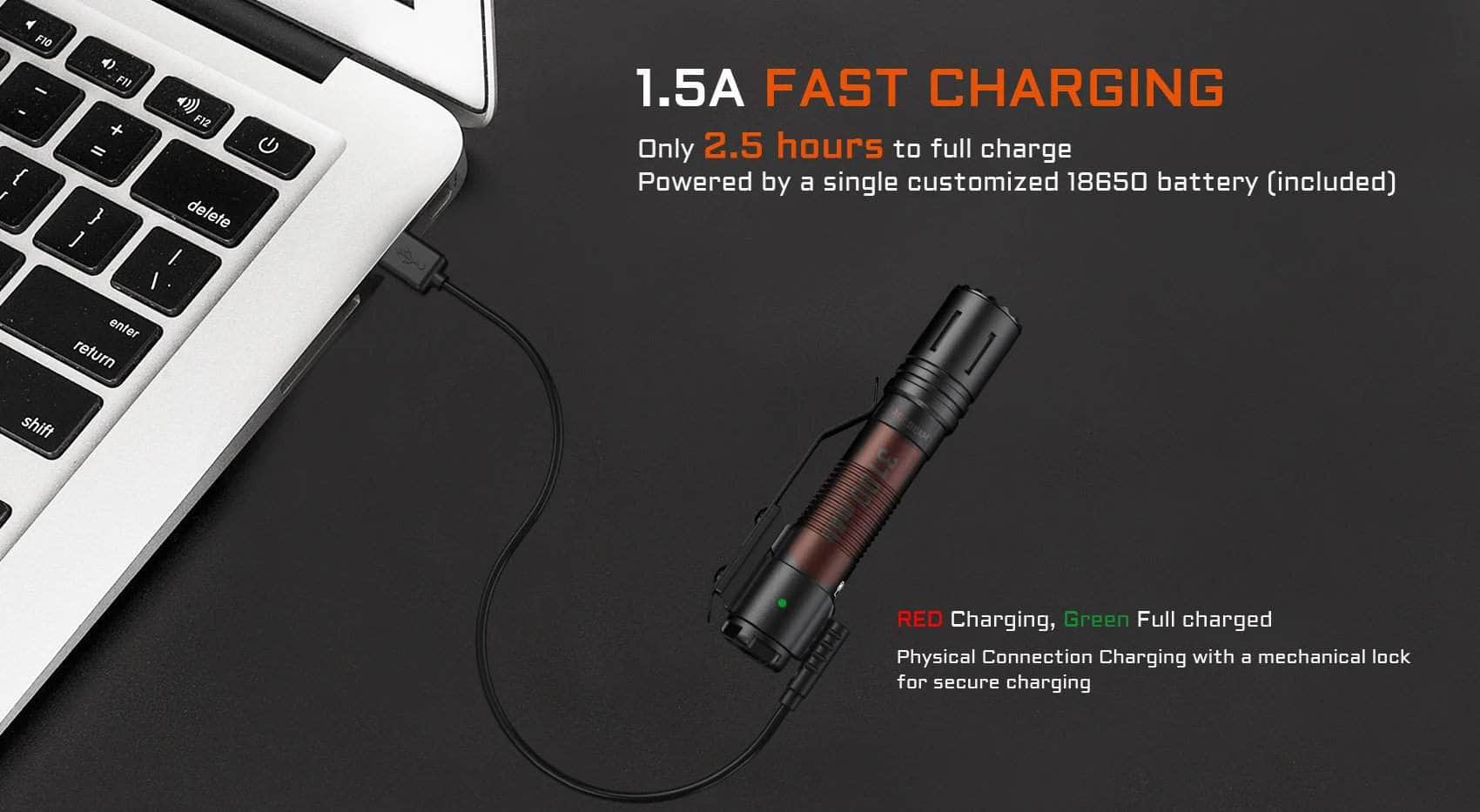 Acebeam P15 EDC Tactical Flashlight - Image 4