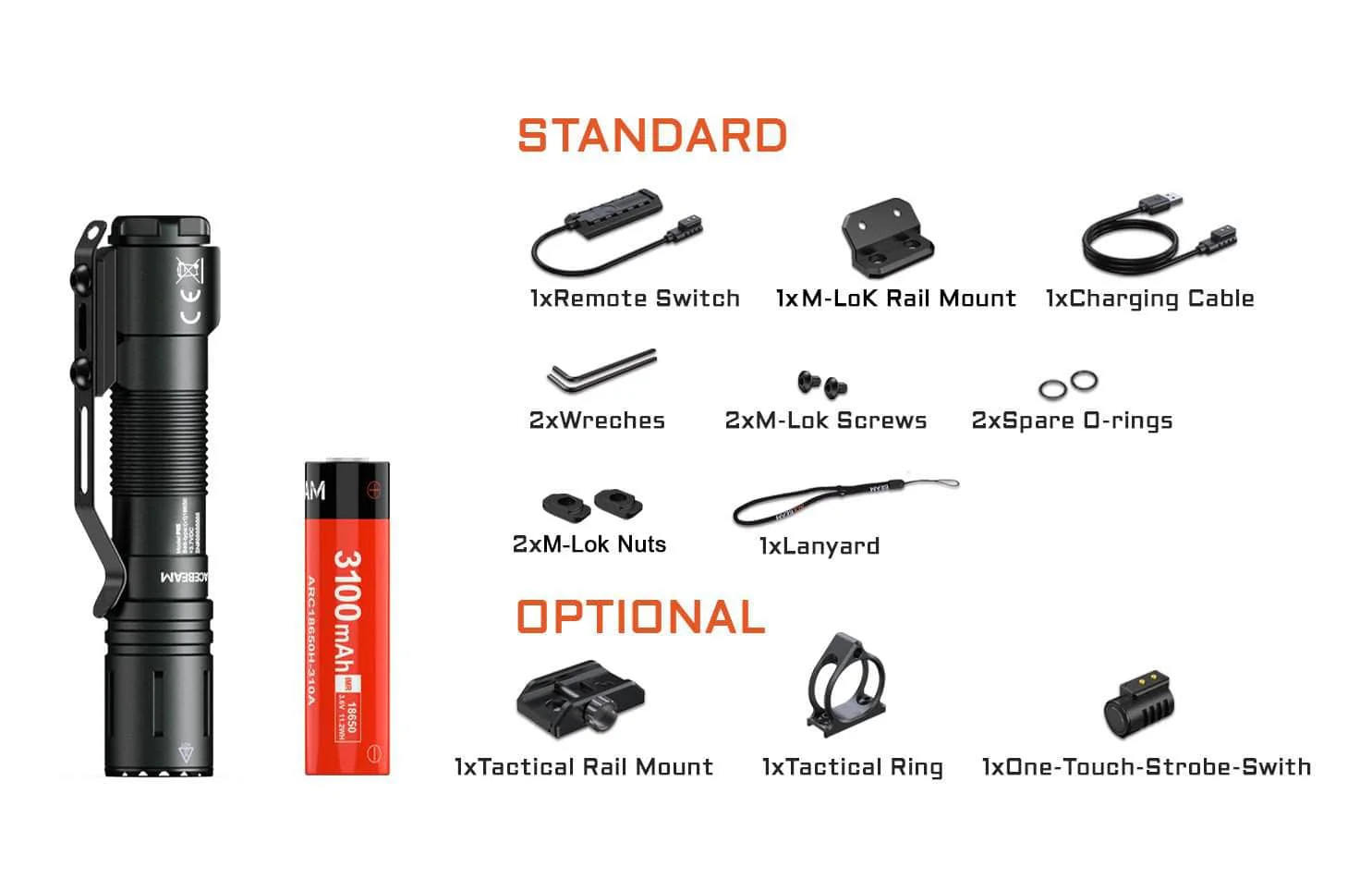 Acebeam P15 Tactical Light - Image 11