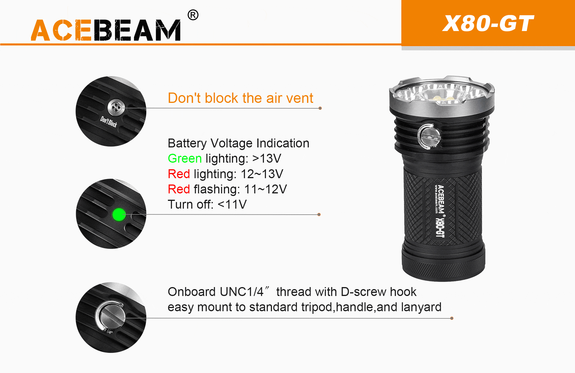 Acebeam X80 GT - Image 9