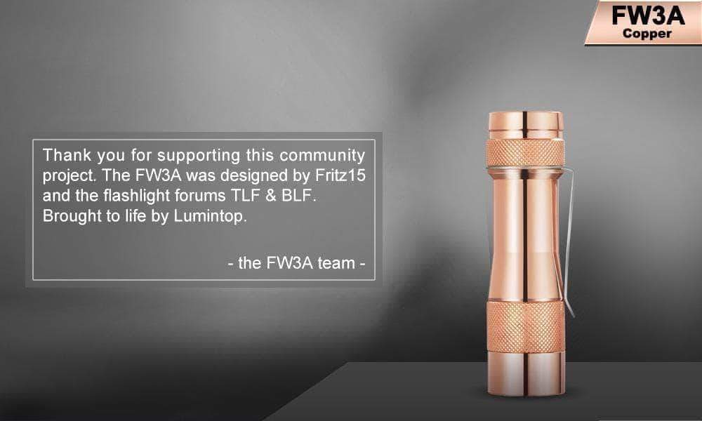 Lumintop FW3A Copper - Image 4