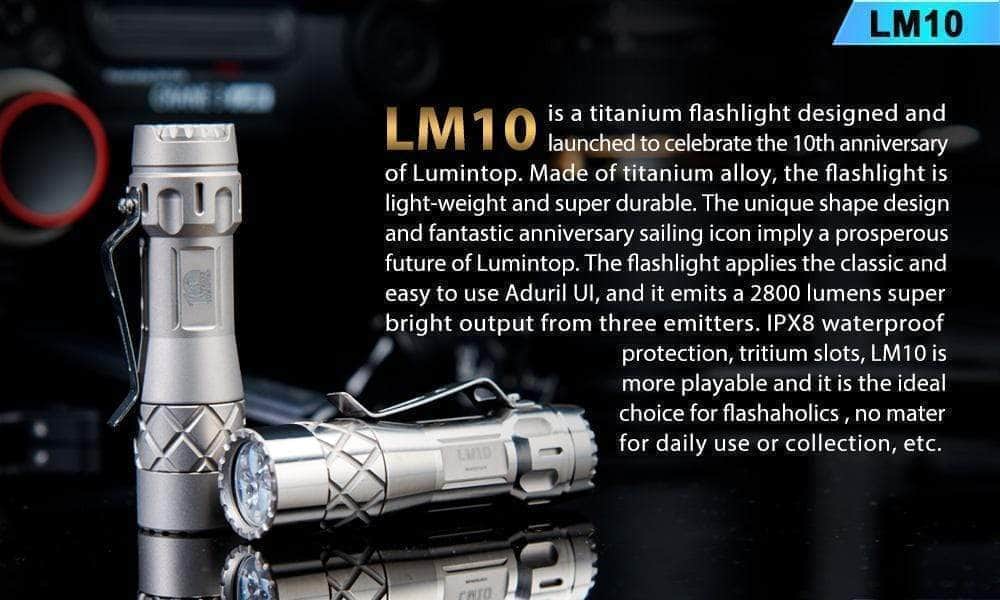 Lumintop LM10 Titanium - Image 8