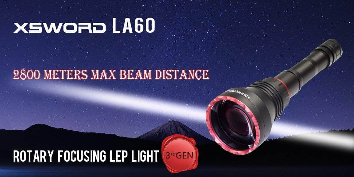Maxtoch LA60 Rotary Focusing LEP Flashlight - Image 4