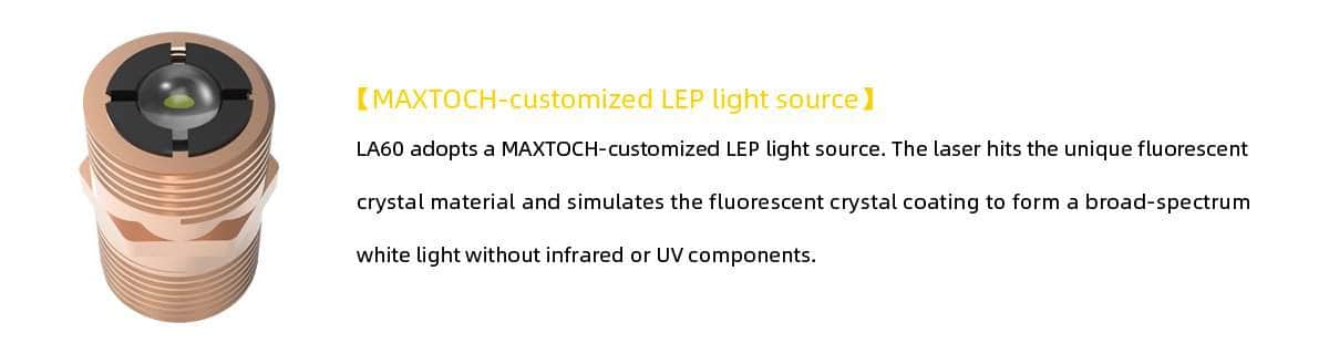 Maxtoch LA60 Rotary Focusing LEP Flashlight - Image 7